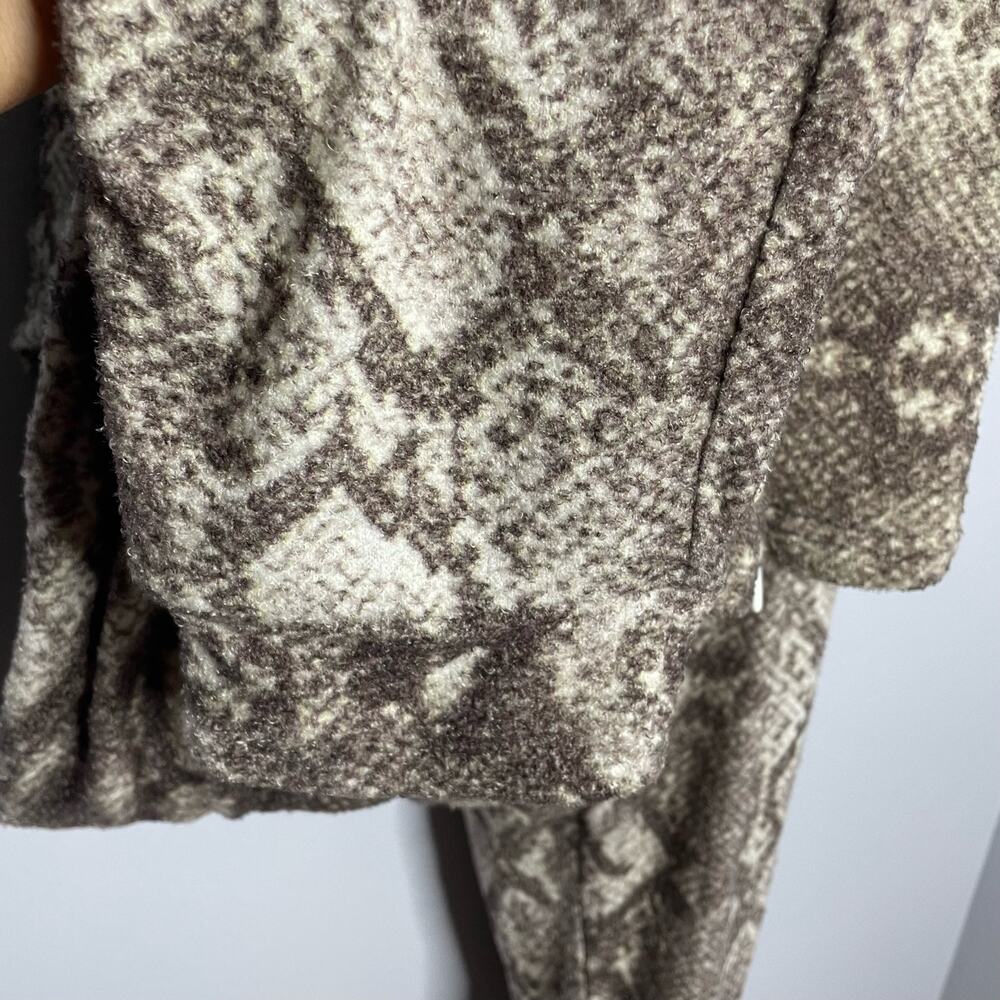 P. J Salvage Snake animal Print Lounge Pijama Set Pants Relax Lightweight Sz S - Picture 6 of 8